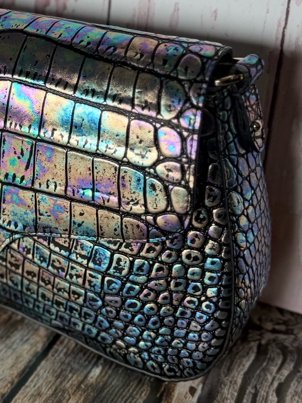 Brahmin Nerida Shoulder Bag Black Galexia Leather NWT